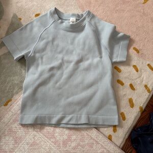 Kids Light Blue Short Sleeve Shirt